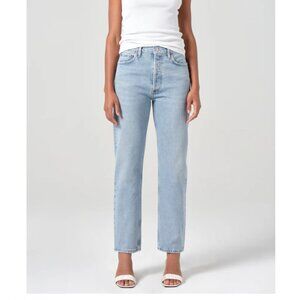 AGOLDE 90's Pinch Waist High Rise Straight In Force. SIZE 23.